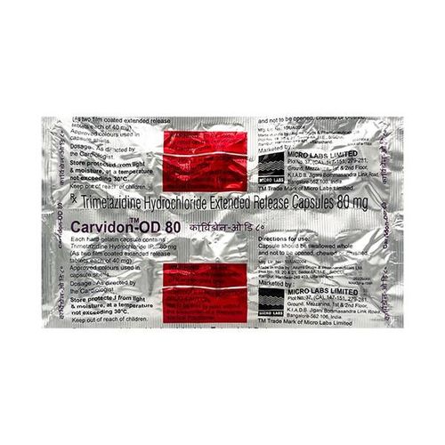 CARVIDON OD 80 Capsule 10's