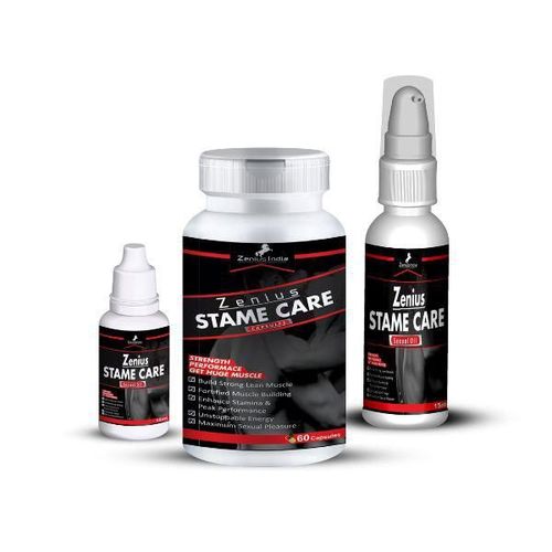 Zenius Stame Care Sexual Oil 15 ml + Stame Care Capsule 60's + Stame Care Sexual Oil 30 ml 1's