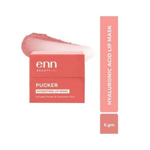 ENN Pucker Hydrating Lip Mask With Hyaluronic Acid Pomelo 6 gm