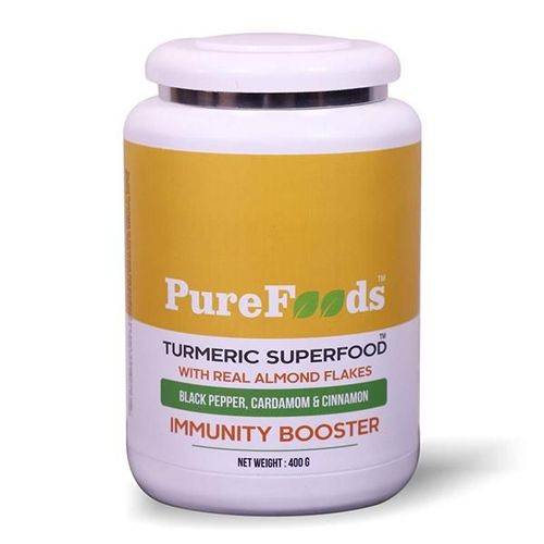 PureFoods Turmeric Super Food Immunity Boosting Powder 400 gm