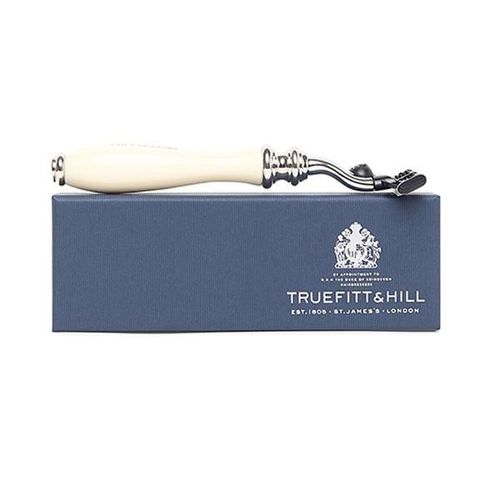 Truefitt and Hill Hand Crafted Faux Ivory Mach 3 Shaving Razor 1's