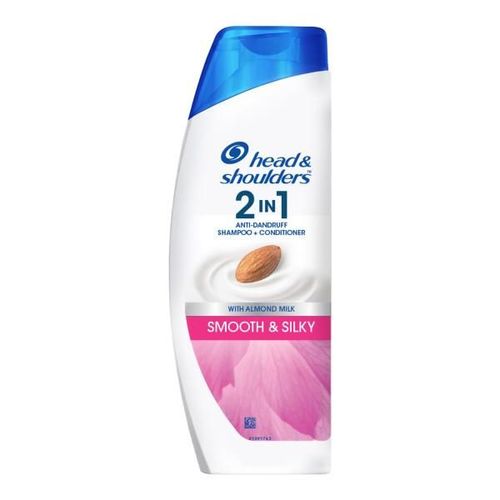 Head and Shoulders 2-In-1 Smooth and Silky with Almond Milk Anti-Dandruff Shampoo + Conditioner 180 ml