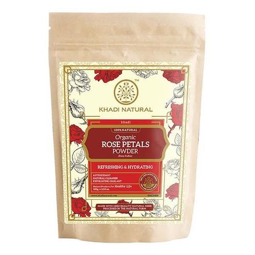 KHADI NATURAL ROSE PETALS ORGANIC POWDER 100 gm