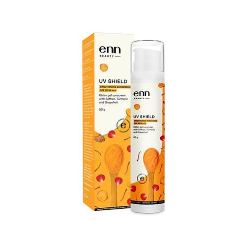 ENN UV Shield Fragrance Free Brightening Sunscreen With SPF 50 PA+++ 50 gm