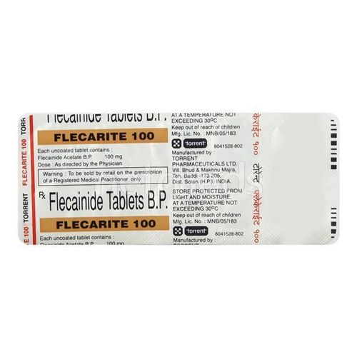 Flecarite 100mg Tablet 10'S
