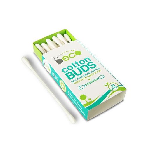 Beco Cotton Buds with Paper Stick (30 Swabs ) 15's