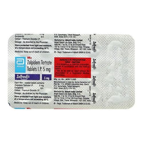 Zolfresh 5mg Tablet 15'S