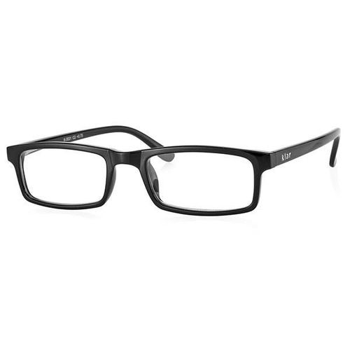 Klar Eye Rectangle Full Rim K-3021 Reading Glass - Black (Optical Power +3.5)