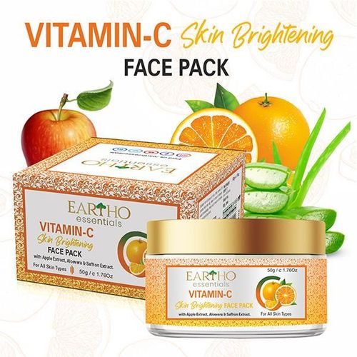 Eartho Essentials Skin Brightening Face Pack - Vitamin C 50 gm