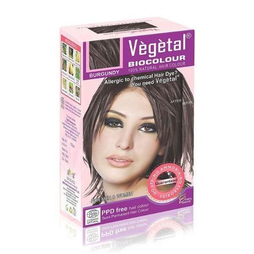 Vegetal Bio Colour Natural Hair Color - Burgundy 50 gm