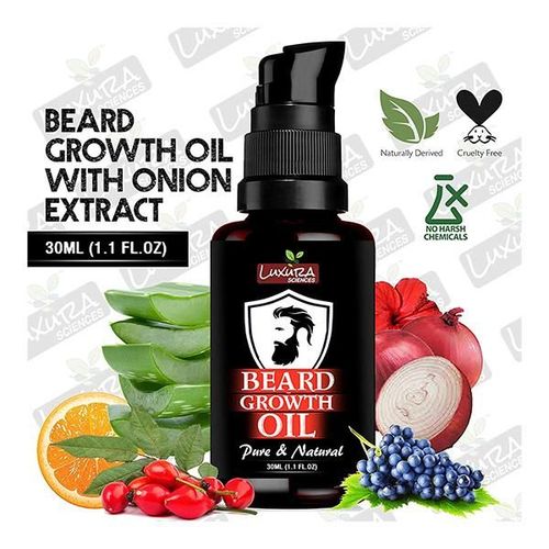 Luxura Sciences Pure & Natural Beard Growth Oil 30 ml