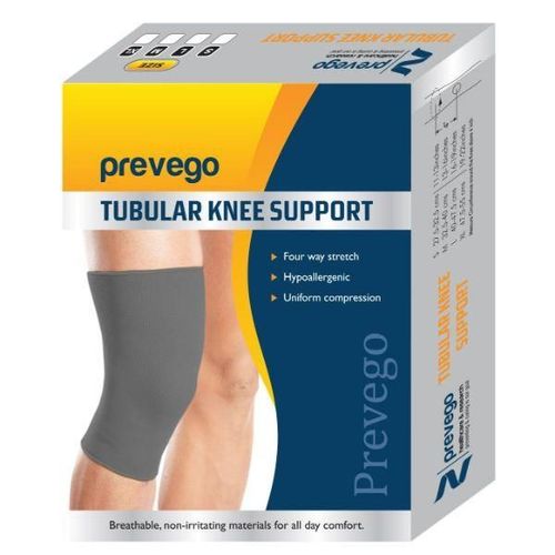 Prevego Tubular Knee Support - Grey (L) 1's