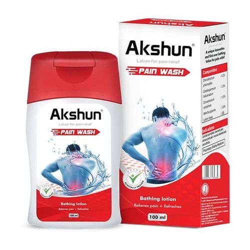 Dr. JRK's Akshun Pain Wash Bathing Lotion 100 ml