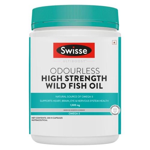 Swisse Ultiboost Odourless High Strength Wild Fish Oil Capsule 200's
