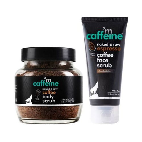 Mcaffeine Exfoliating Coffee Body Scrub & Espresso Face Scrub Combo for 400ml 1's