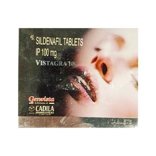 Vistagra 100mg Tablet 4'S
