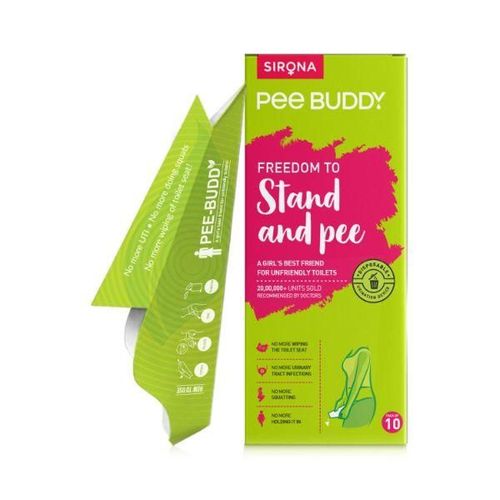 Peebuddy Ladies Stand and Pee Disposable Urination Funnel 10's