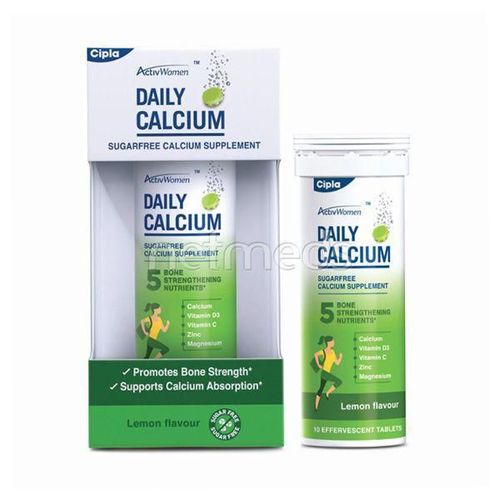 Active Women Daily Calcium Tablets - Lemon Flavour 20's