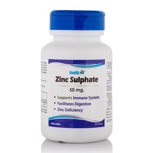 HealthVit Zinc Sulphate 50 mg Tablets 60's