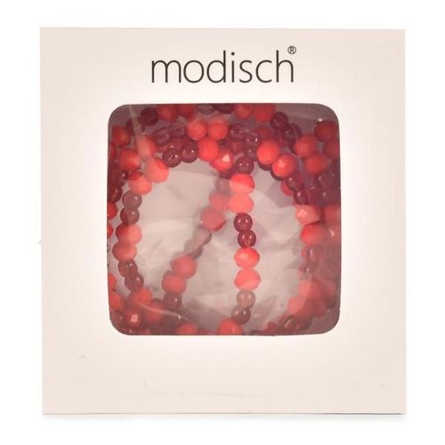 Modisch Maroon Crystal With Maroon Beads Sunglasses Chain (JC-1407) 1's