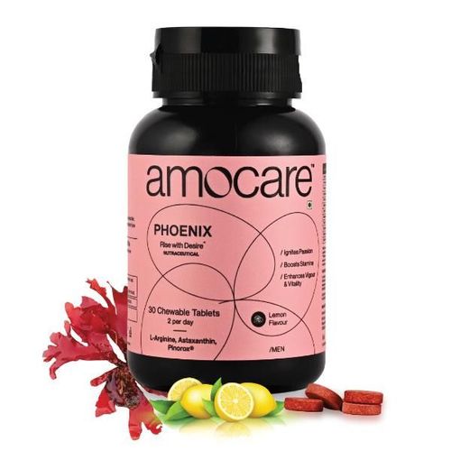 Amocare Phoenix Chewable Tablets For Men - Lemon Flavour 30's