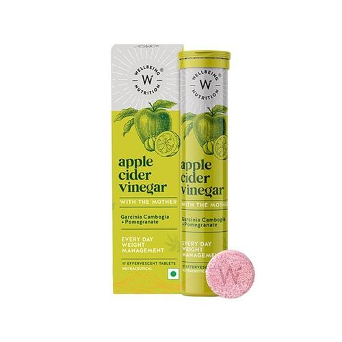 Wellbeing Nutrition Apple Cider Vinegar with the Mother and Garcinia Cambogia Weight Management, Metabolism Boost and Fat Burn
