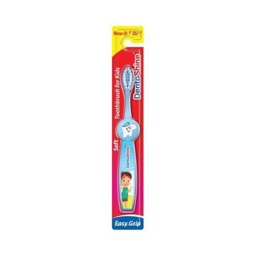 Dentoshine Easy Grip Toothbrush for Kids Blue 100 gm