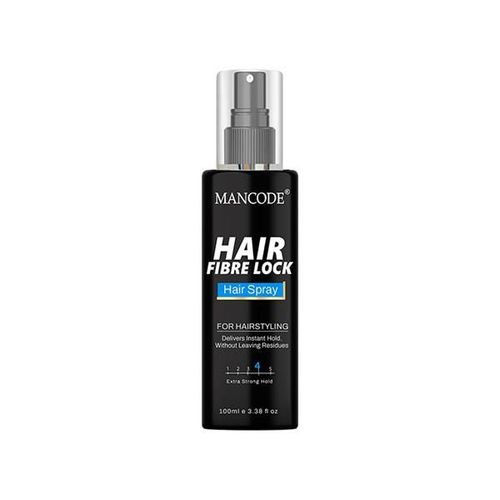 Mancode Hair Fibre Lock Hair Spray For Hair Styling, Lightweight And Delivers Instant Hold 100 ml