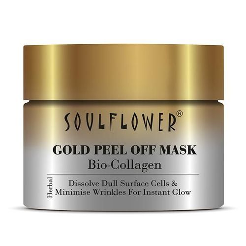 Soulflower Gold Peel Off Mask - Bio-Collagen 100 gm
