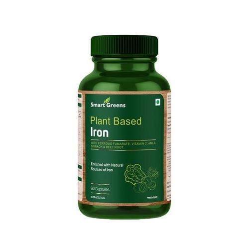 Smart Greens Plant Based Iron Capsule 60's
