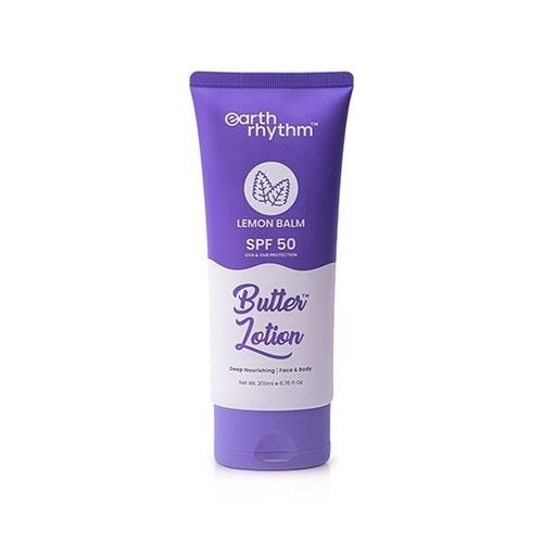Earth Rhythm Lemon Balm SPF 50 Butter Lotion 200 gm