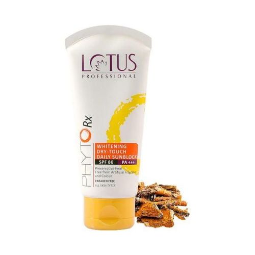 Lotus Professional Phytorx Whitening Dry-Touch Daily Sunblock Spf 80 Pa+++ 50 gm