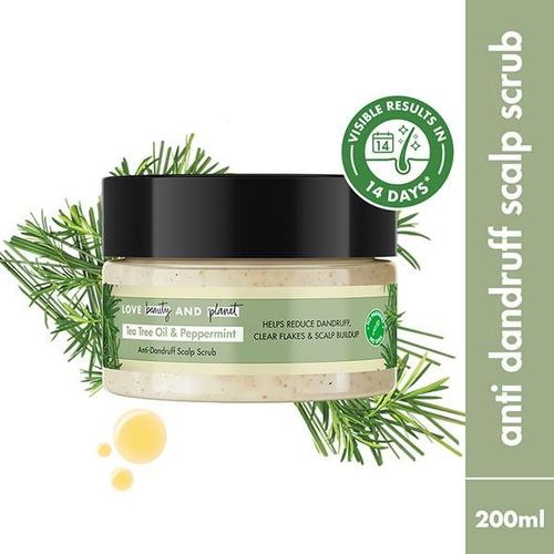 Love Beauty and Planet Tea Tree Oil and Peppermint Scalp Scrub 200 ml