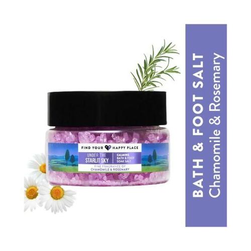 Find Your Happy Place Under The Starlit Sky Bath & Foot Soak Salt Chamomile & Rosemary 250 gm