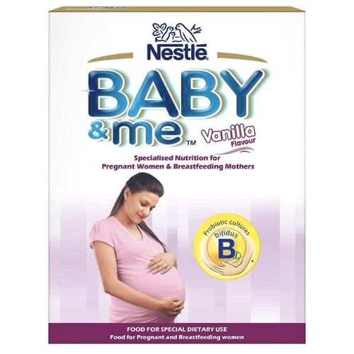 Nestle Baby & Me Vanilla Flavour Powder 400 gm (Refill Pack)