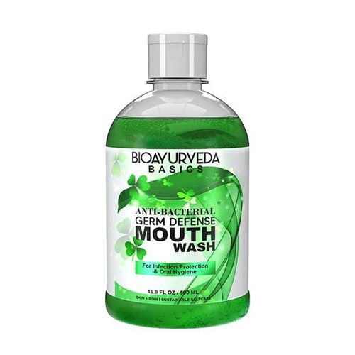 Bioayurveda Basics Anti-Bacterial Germ Defense Mouth Wash 500 ml