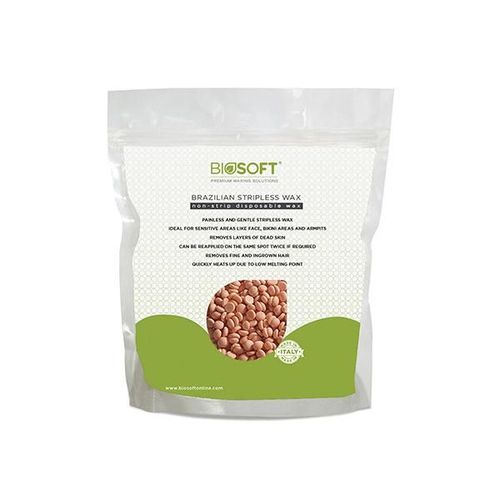 Biosoft Rose Stripless Beads Wax 500 S gm
