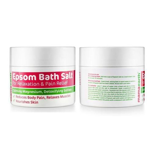Mamaearth Epsom Bath Salt with Calming Magnesium & Detoxifying Sulfate 200gm