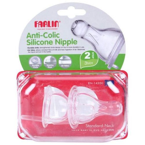Farlin Anti-Colic Silicon Nipple M 1 s (se)