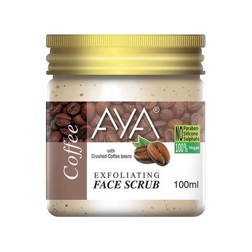 Aya Coffee Exfoliating Face Scrub, No Paraben, No Silicone, No Sulphate 100 ml