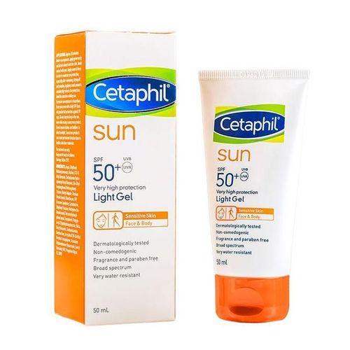 Cetaphil Sun SPF 50 Face and Body Light Gel - Sensitive Skin 50 ml (N)