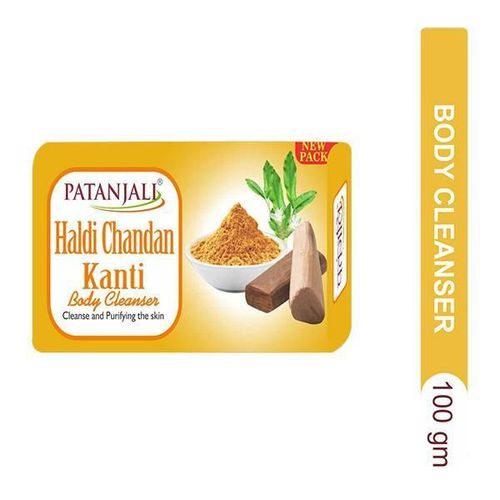 Patanjali Body Cleanser - Haldi Chandan Kanti 100 gm