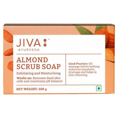 Jiva Ayurveda Bathing Soap - Almond 100 gm