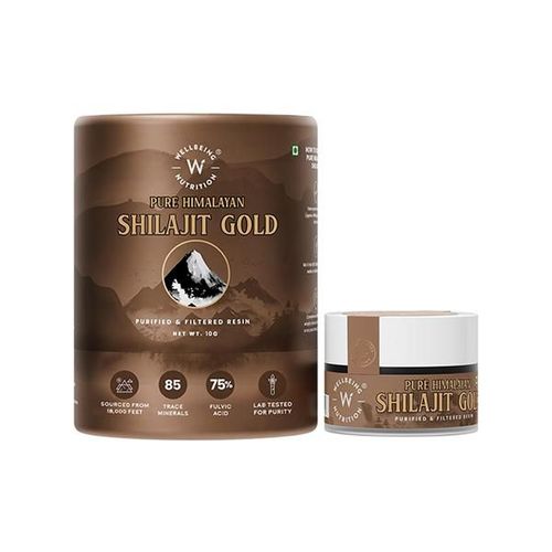 Wellbeing Nutrition Pure Himalayan Shilajit Gold 10 gm
