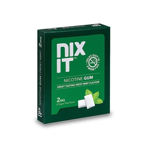 Nixit Nicotine Gum 2 mg (Pack of 3x 6's)