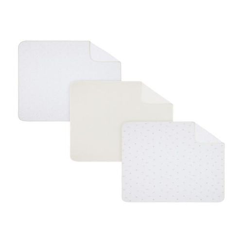 Mothercare Little & Amp Loved Baby Blanket (Pack of 3) - Cream 1's
