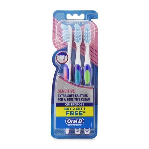 Oral B Pro Health Sensitive Crisscross Extra Soft (Buy 2 Get 1)