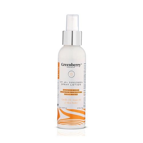 Greenberry Organics SPF 40+ Sunscreen Spray Lotion 120 ml