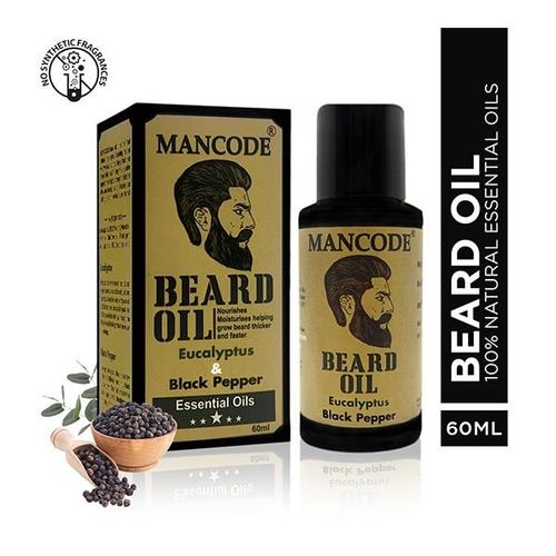 Mancode Beard Oil - Eucalyptus & Black Pepper 100 ml