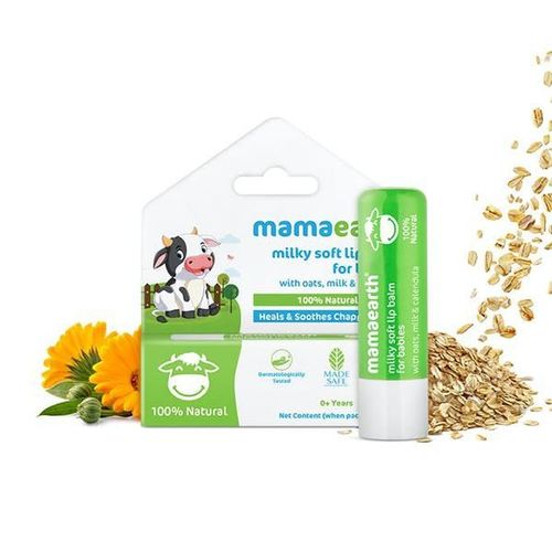 Mamaearth Milky Soft Natural Lip Balm For Babies 4 gm